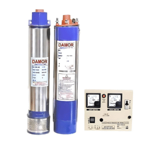 Damor 1.5HP 4 inch Single Phase Oil Filled Borewell Submersible Pump