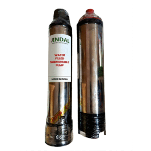 Jindal 2HP 15 Stage Pure Copper Single Phase Water Filled Borewell Submersible Pump