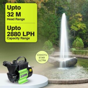 Self-priming Pump, CHHOTU STAR ULTRA, 1 HP, Single Phase, 220 Volts, Size 25mm X 25mm