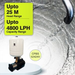 Pressure Boosting Pump, CPBS-52424V, 0.6 HP, Single Phase, 220 Volts, Size 25mm X 25mm