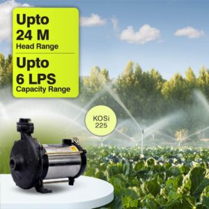 Openwell Submersible Pump, KOSi-225, 2 HP, Single Phase, 210 Volts, Size 50mm x 40mm with Control Panel